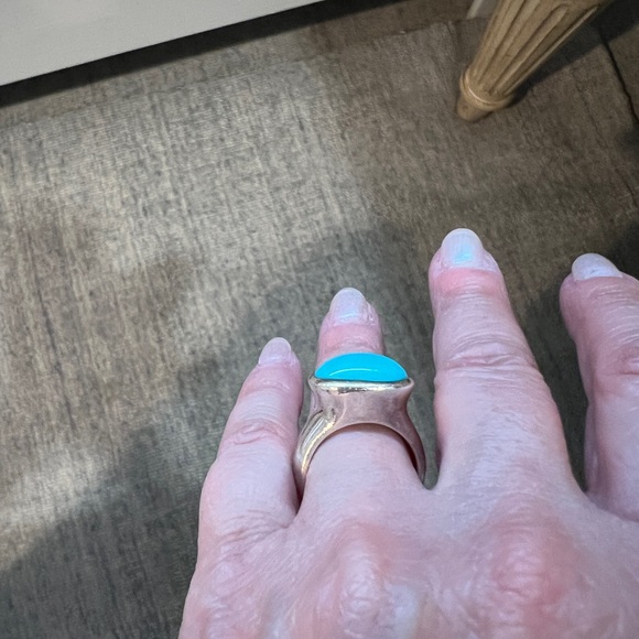 Ippolita sterling silver/turquoise ring - Picture 7 of 13